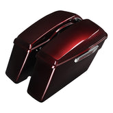 HR3Twisted Cherry Pearl Hard Saddlebags (Regular) For 14-23 Harley Touring
